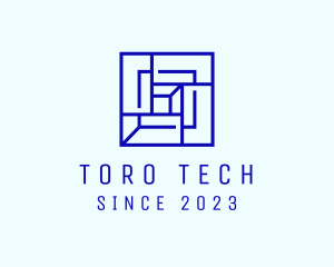 Modern Tech Cube logo design