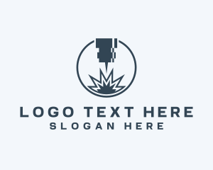 Laser - Laser Metalwork Engraving logo design