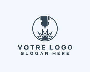 Machinery - Laser Metalwork Engraving logo design