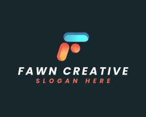 Consulting Creative Studio Letter F logo design