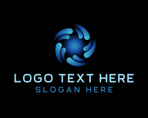 Digital - Motion AI Digital logo design