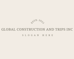 Shop - Stylish Clean Wordmark logo design
