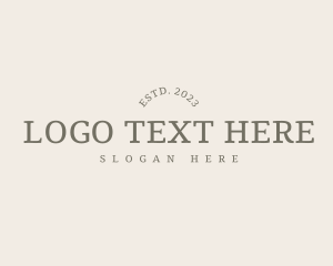 Vlog - Stylish Clean Wordmark logo design