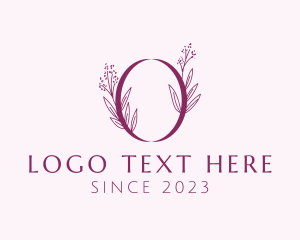 Tropical - Flower Boutique Letter O logo design