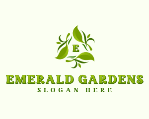 Natural Herbal Garden logo design