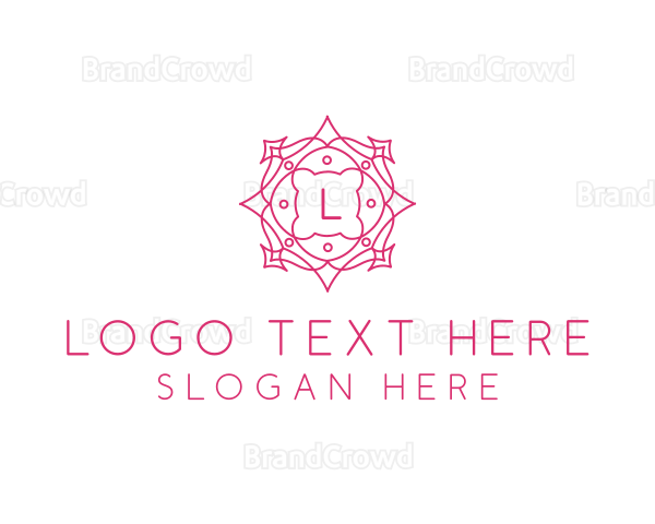 Yoga Mandala Decor Logo