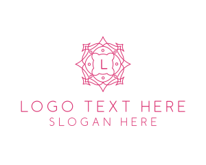 Spa - Yoga Mandala Decor logo design