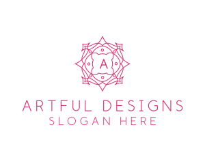 Yoga Mandala Decor logo design