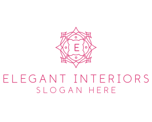 Yoga Mandala Decor logo design