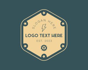 Engineer - Lightning Electrical Mechanic logo design