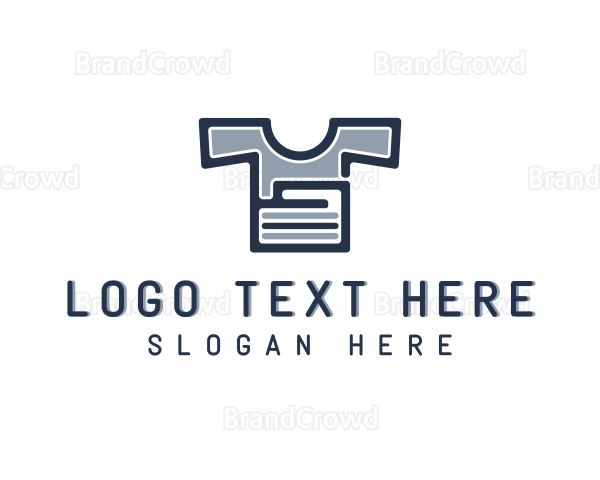 Shirt Clothing Laundromat Logo