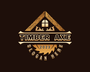 Lumber Saw Workshop logo design