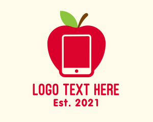 Anti Virus - Apple Screen Tablet logo design