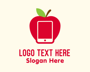 Apple Screen Tablet Logo