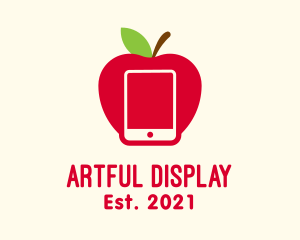 Apple Screen Tablet logo design