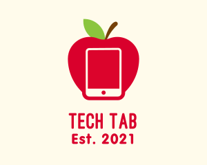 Tablet - Apple Screen Tablet logo design