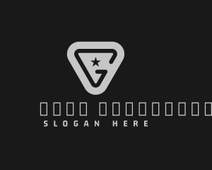 Racing - Triangle Star Letter G logo design
