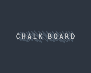 Blackboard - Scribble Chalk Education Training logo design