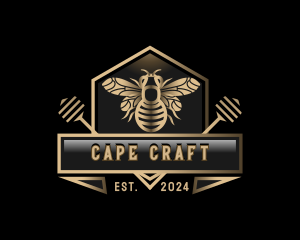 Honey Bee Apiary Logo