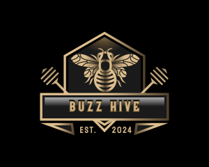 Honey Bee Apiary logo design