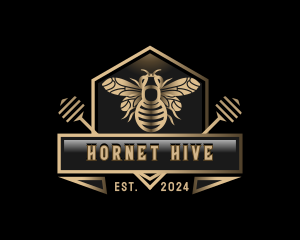 Honey Bee Apiary logo design