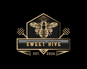 Honey Bee Apiary logo design