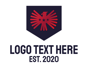 Red Eagle Shield Logo