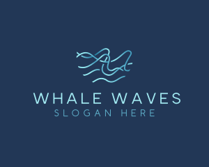 Wave Water Movement logo design