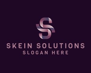 Modern Ribbon Letter S Business logo design