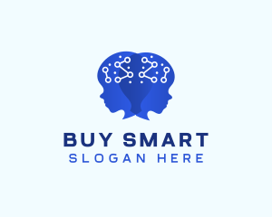 Ai Brain Idea logo design