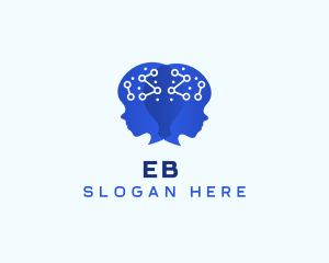 Mind - Ai Brain Idea logo design