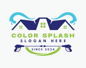 Pressure Wash Housekeeping logo design