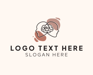 Head - Head Brain Therapy logo design