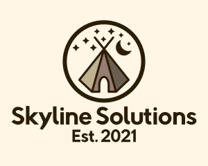 Sky - Night Sky Tent logo design