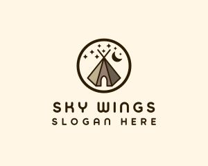 Night Sky Tent logo design