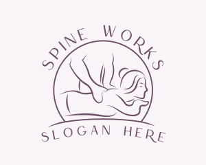 Spine - Zen Spine Chiropractor logo design