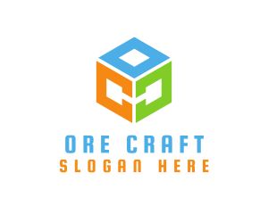 Modern Creative Cube logo design