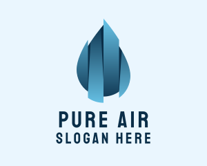 Pure Sanitizer Liquid logo design