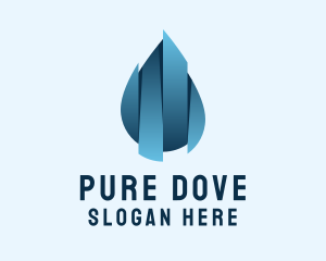 Pure Sanitizer Liquid logo design