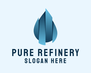 Pure Sanitizer Liquid logo design