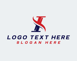 Modern - Creative Digital Wave Letter I logo design