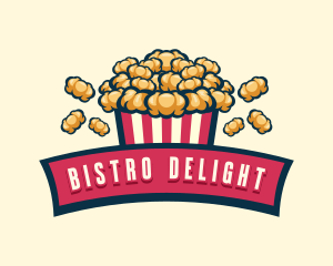 Fun Popcorn Bistro  logo design