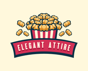 Fun Popcorn Bistro  logo design