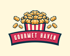 Fun Popcorn Bistro  logo design