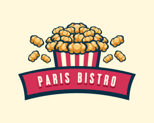 Fun Popcorn Bistro  logo design