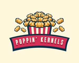 Fun Popcorn Bistro  logo design