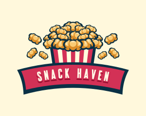 Fun Popcorn Bistro  logo design