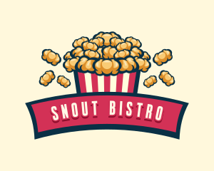 Fun Popcorn Bistro  logo design