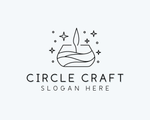 Decor Scented Candle logo design