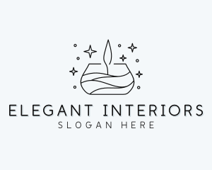 Decor Scented Candle logo design